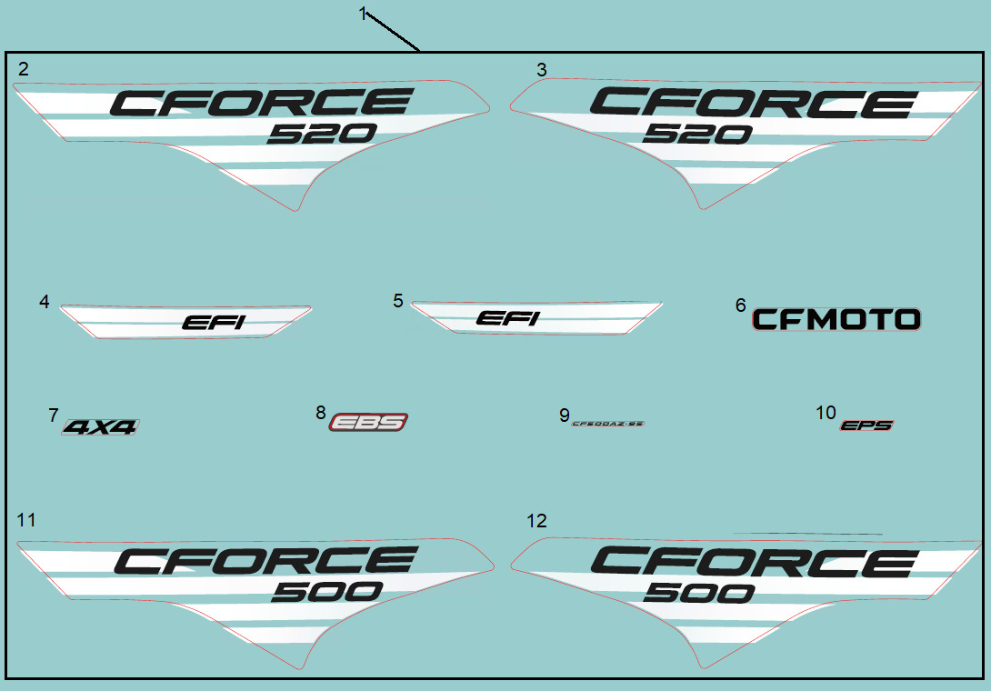 F19-1-A - DECAL KIT