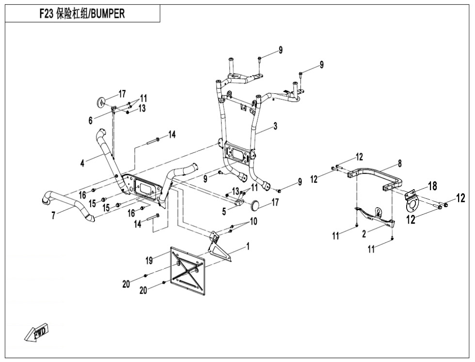 F23 - BUMPER