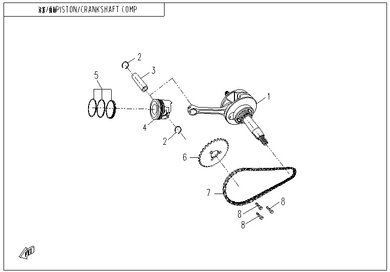 E04-PISTON& CRANKSHAFT COMP