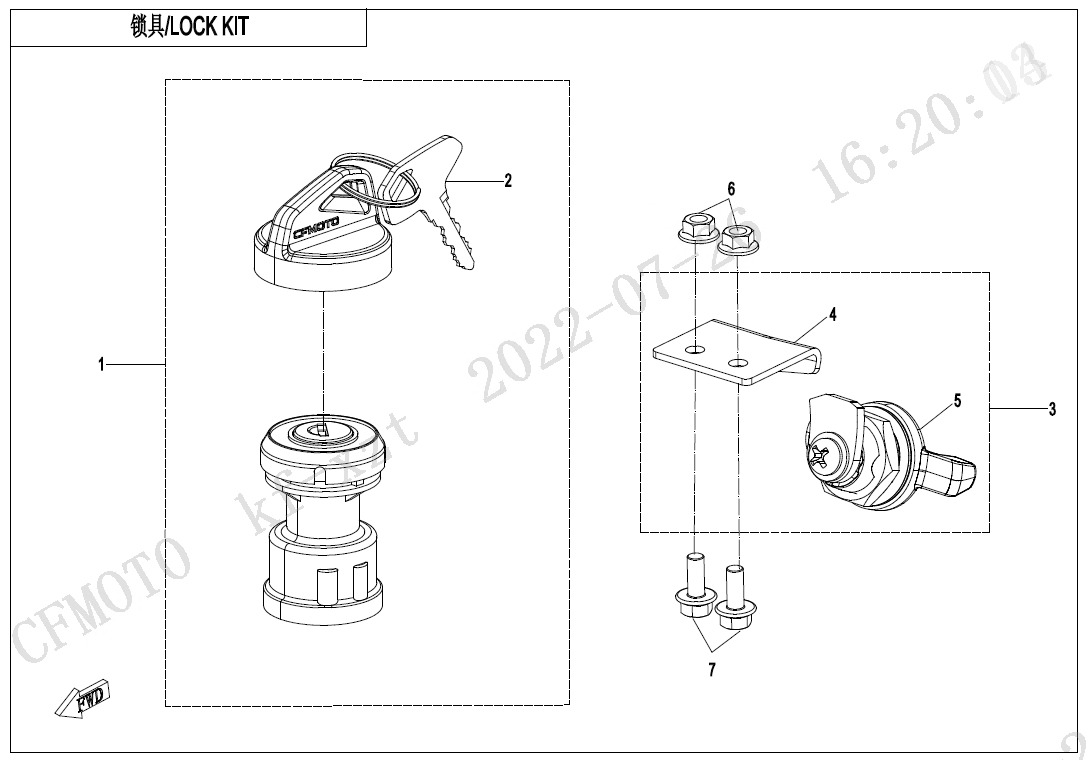 F01-LOCK KIT