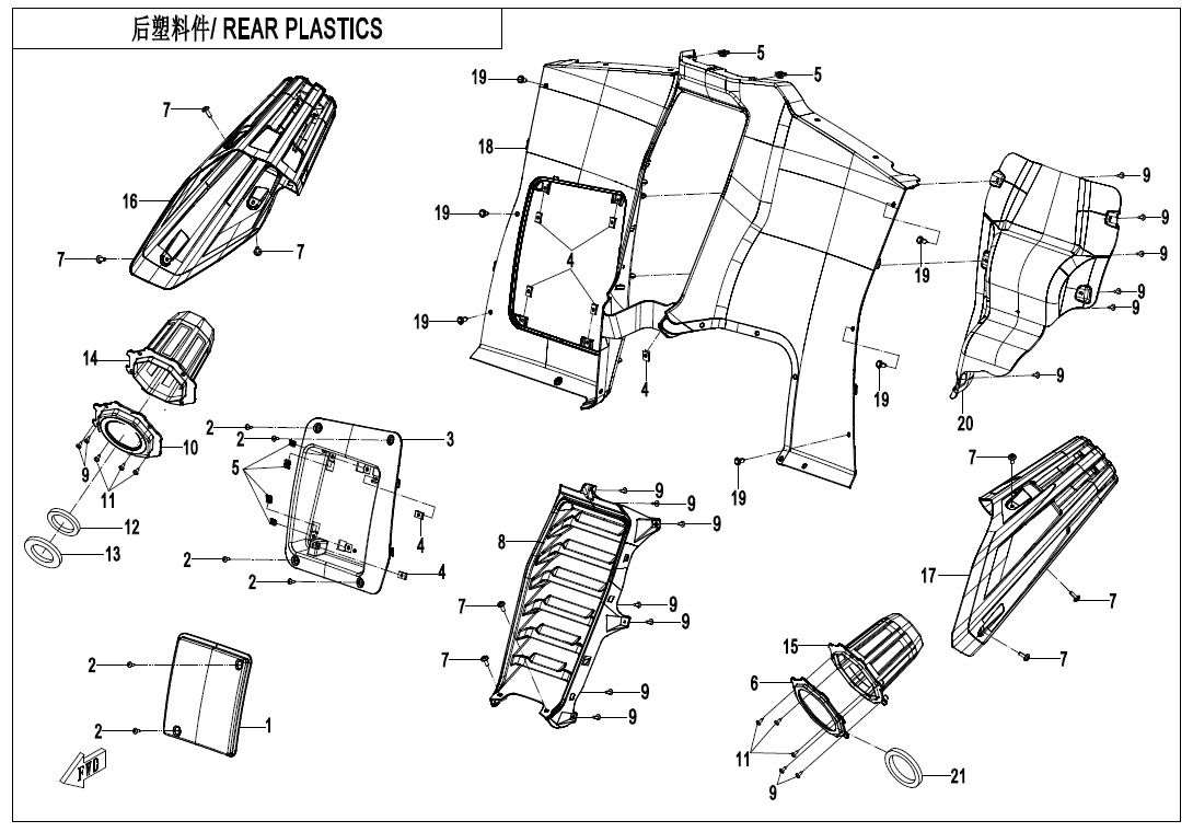 F04-6-REAR PLASTICS
