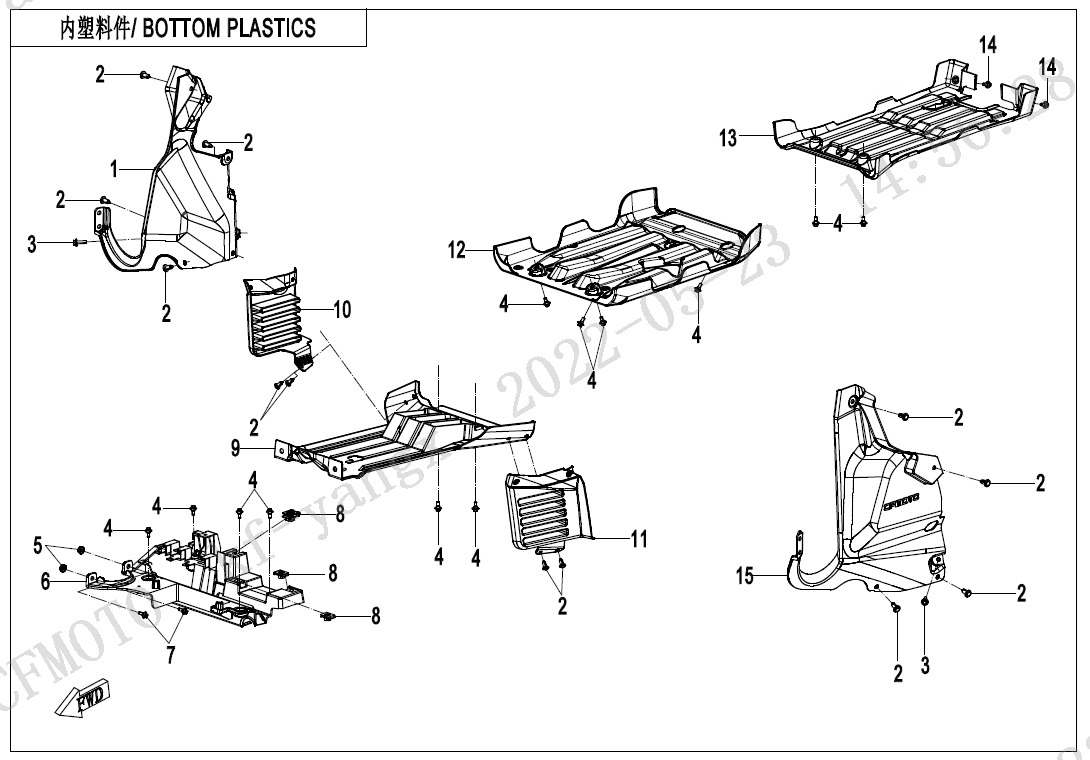 F04-7 - BOTTOM PLASTICS