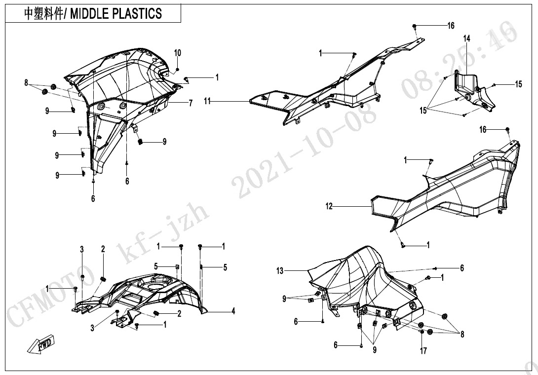 F04-4 - MIDDLE PLASTICS