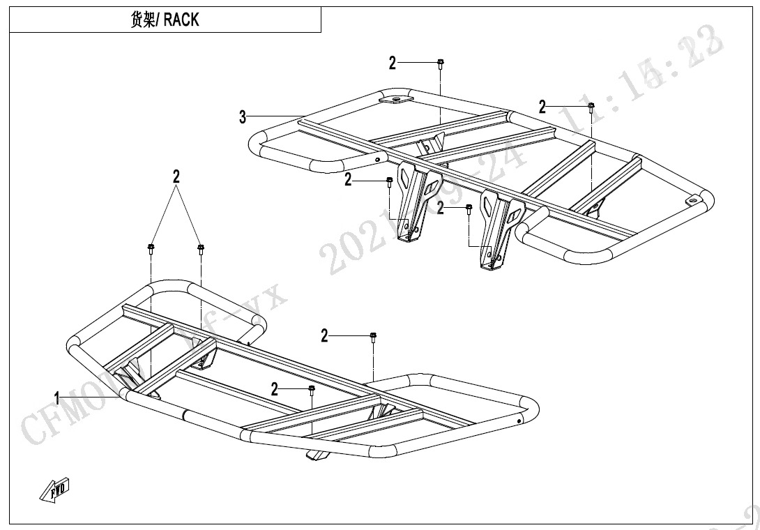 F14-B - RACK(STEEL)