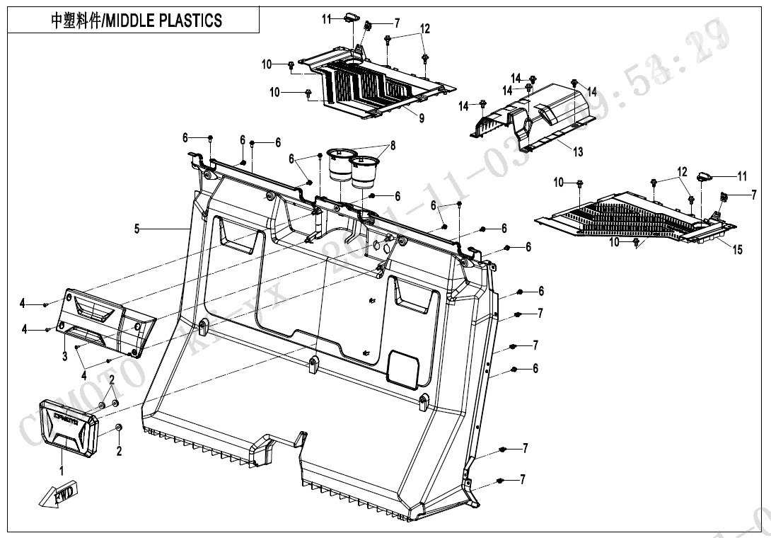 F04-4 - MIDDLE PLASTICS