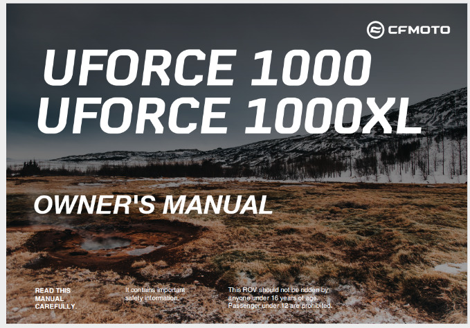 F38-A - OWNER\'S MANUAL