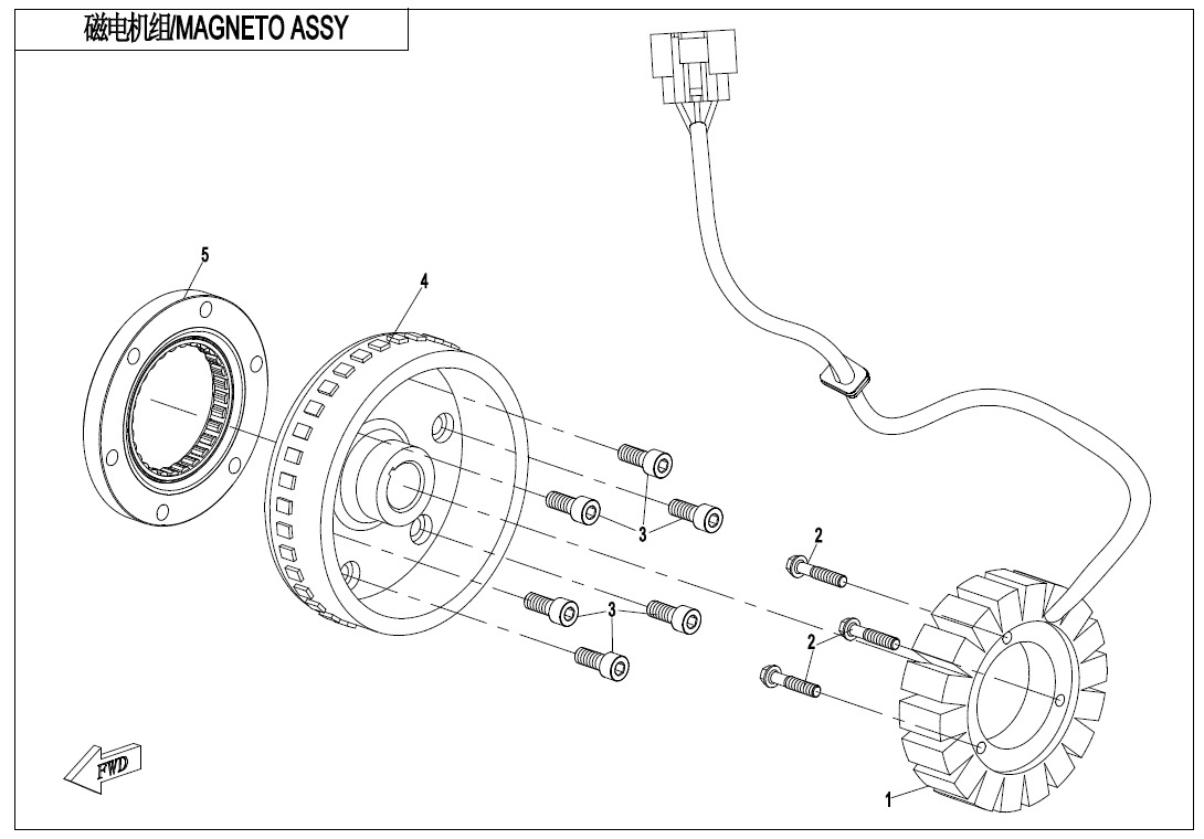 E03-V2 - MAGNETO ASSY.