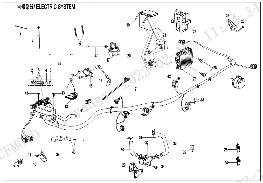 F15-1-B-V3 - ELECTRIC SYSTEM(INTERNATIONAL)