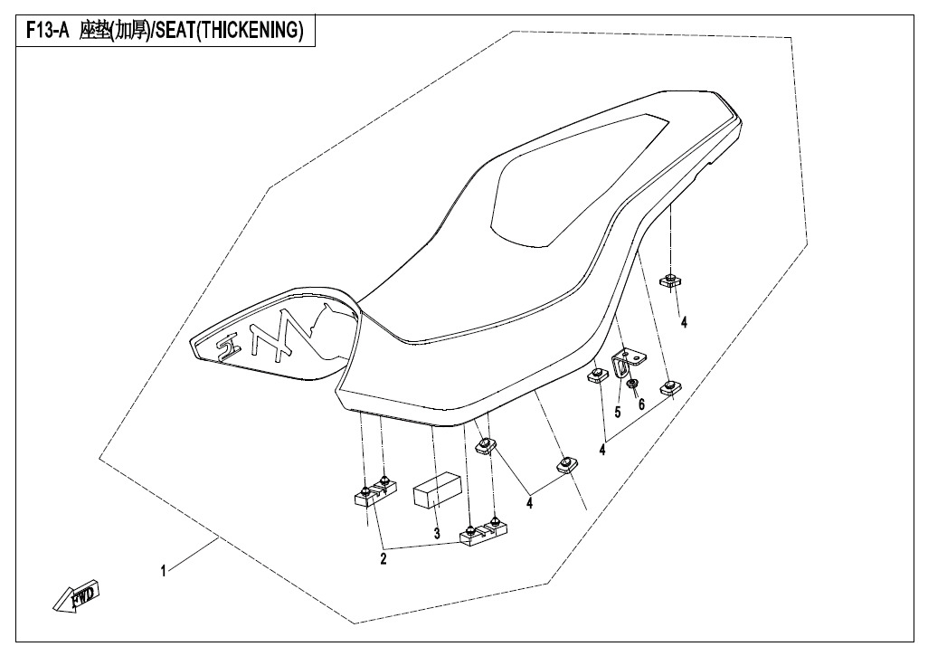 F13-A - SEAT(THICKENING)