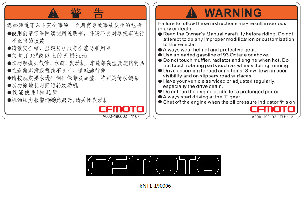F19-A - DECAL(WARNING)