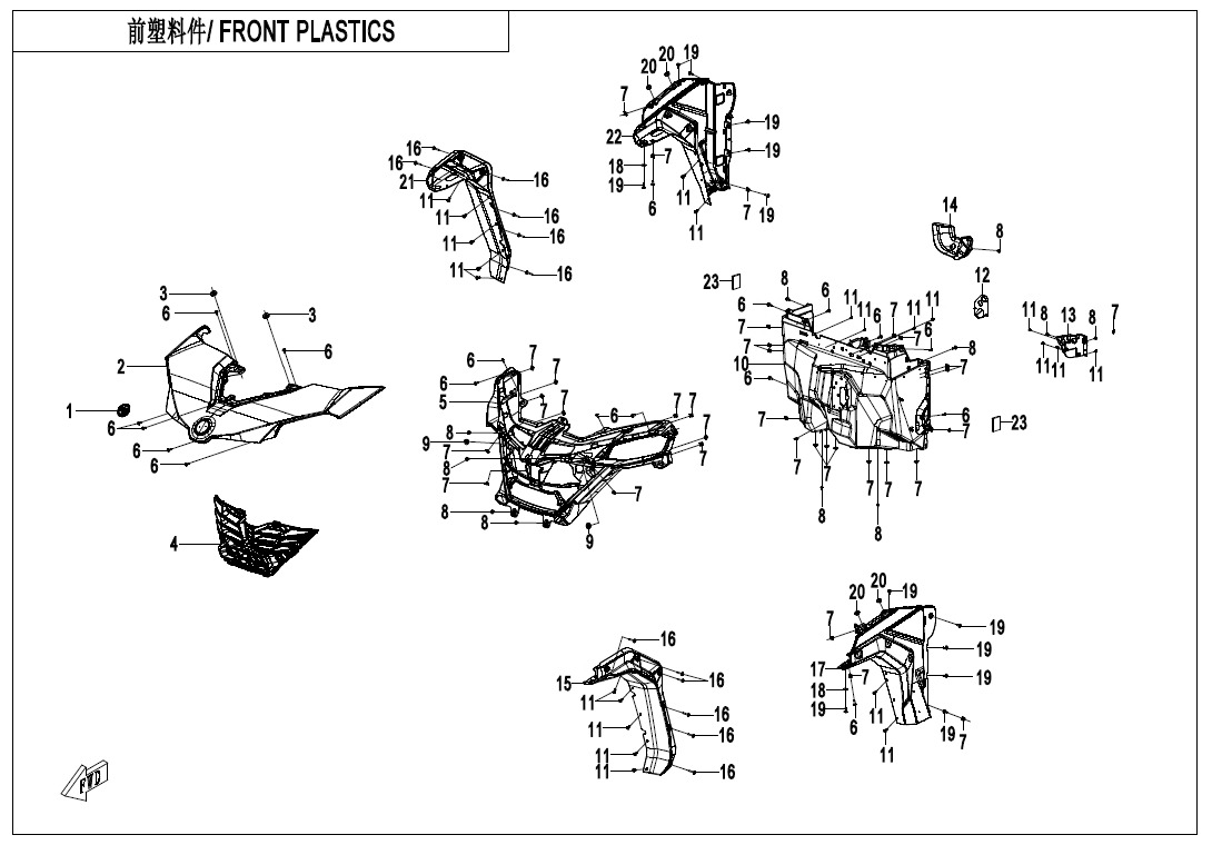 F04-1 - FRONT PLASTICS