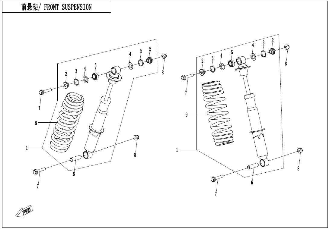 F05-2 - FRONT SHOCK ABSORBER