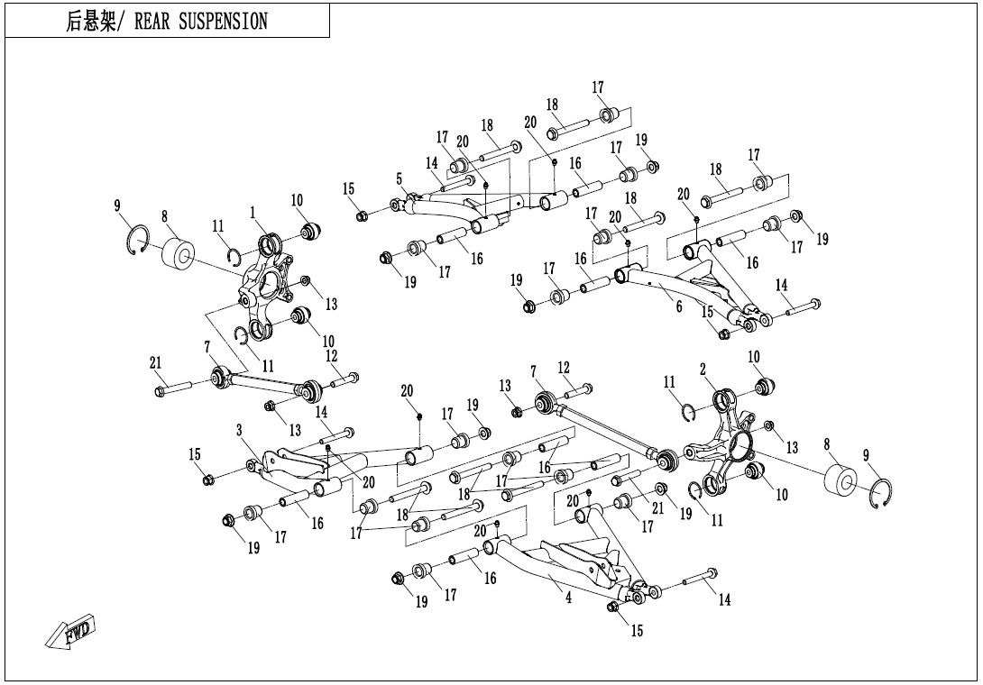 F06-1 - REAR SUSPENSION