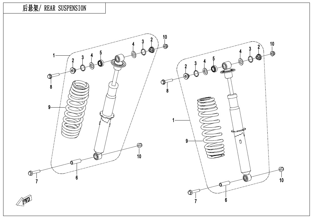 F06-2 - REAR SHOCK ABSORBER