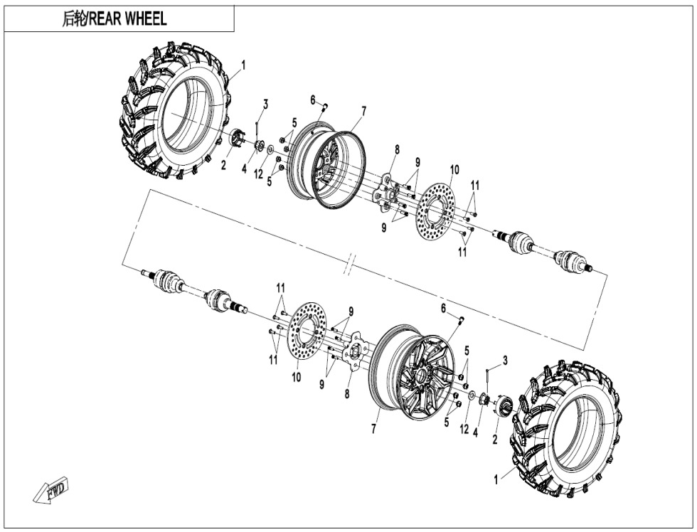 F11 - REAR WHEEL