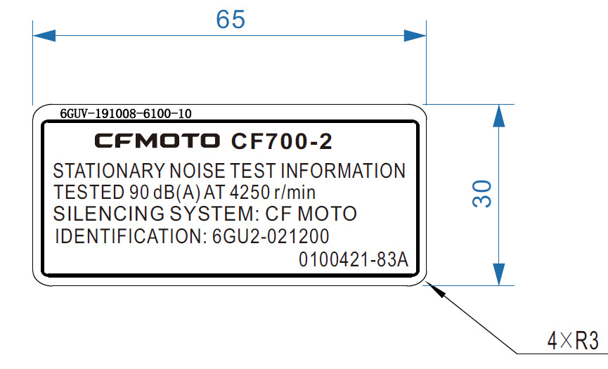 F19-3 - NOISE DECAL