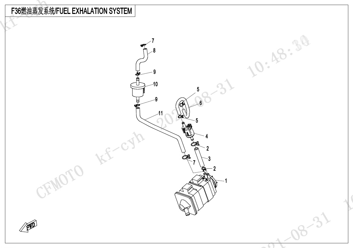 F36 - FUEL EVAPORATION SYSTEM