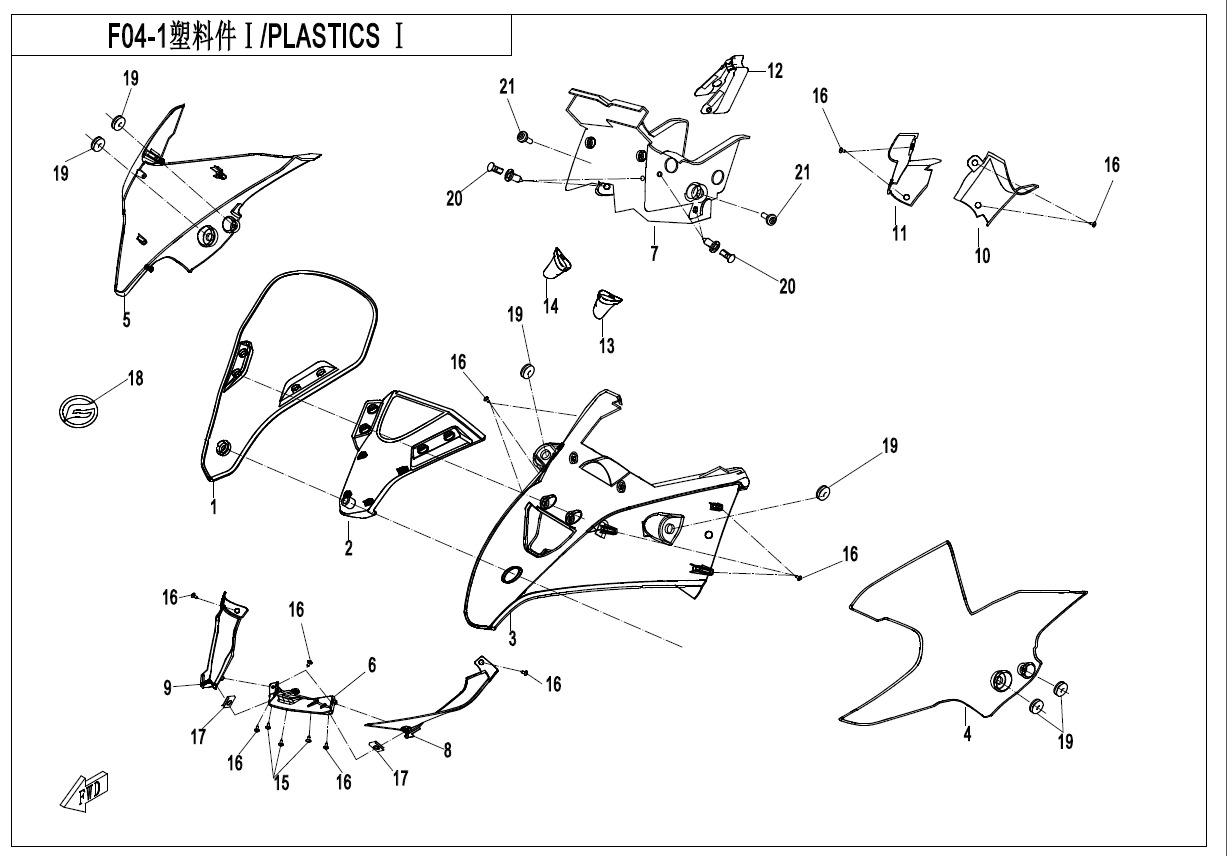 F04-1-A-V2 - PLASTICS1(DASHBOARD-TFT)