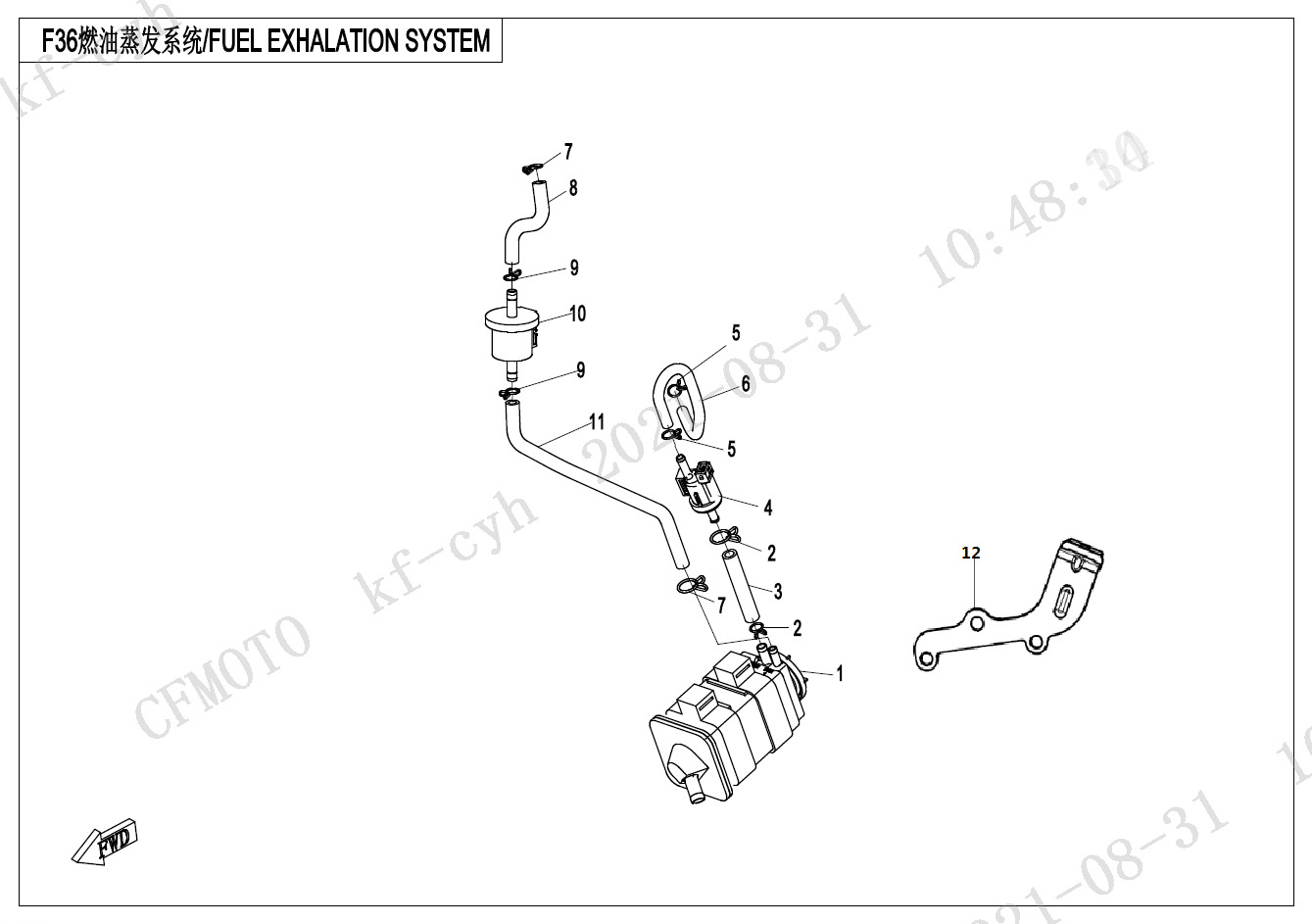 F36 - FUEL EVAPORATION SYSTEM