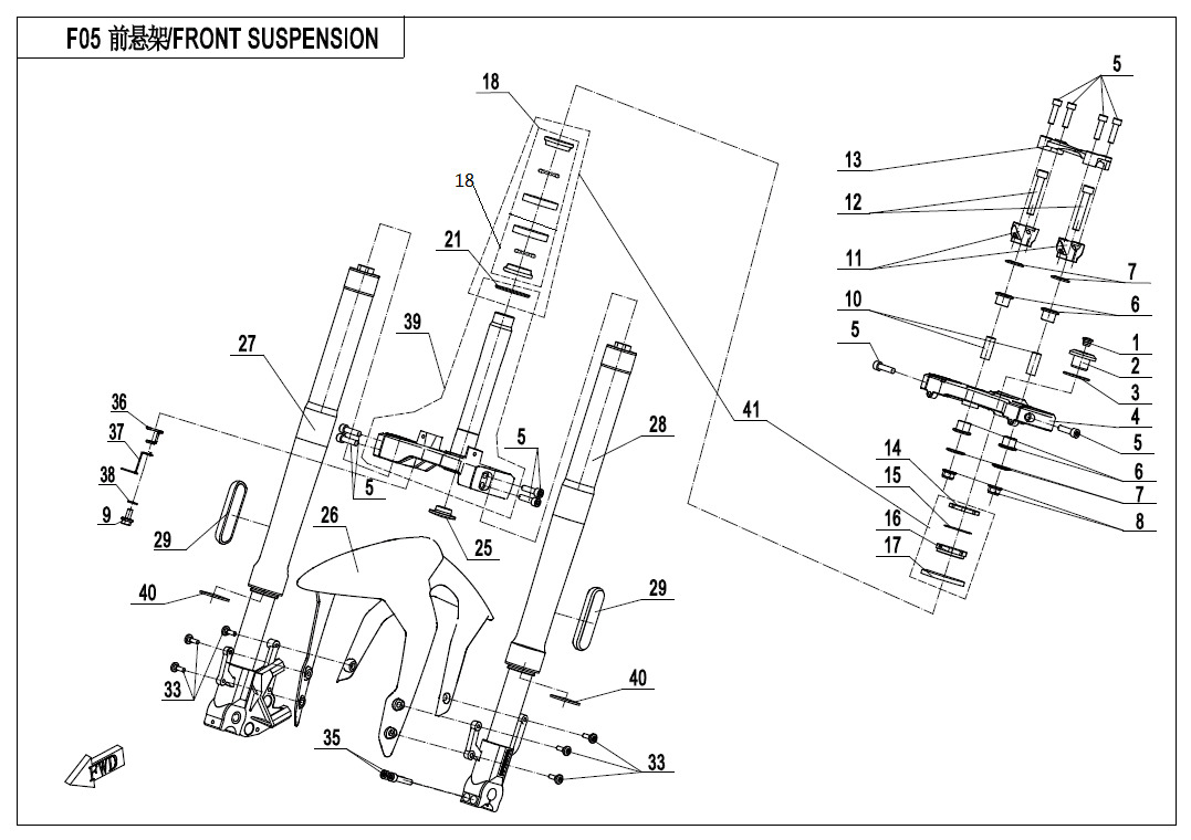 F05 - FRONT SUSPENSION