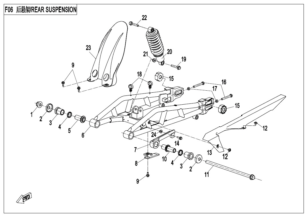 F06 - REAR SUSPENSION