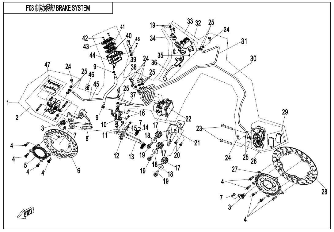 F08-A - BRAKE SYSTEM(ABS)