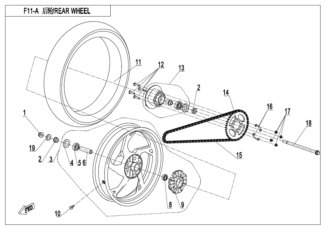 F11 - REAR WHEEL