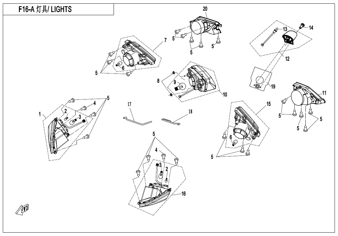 F16-A - LIGHTS(EURO)
