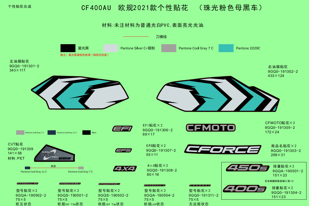 F19-1-G - DECAL KITS(INTERNATIONAL@^2021,INJECTED PEARL BLACK)