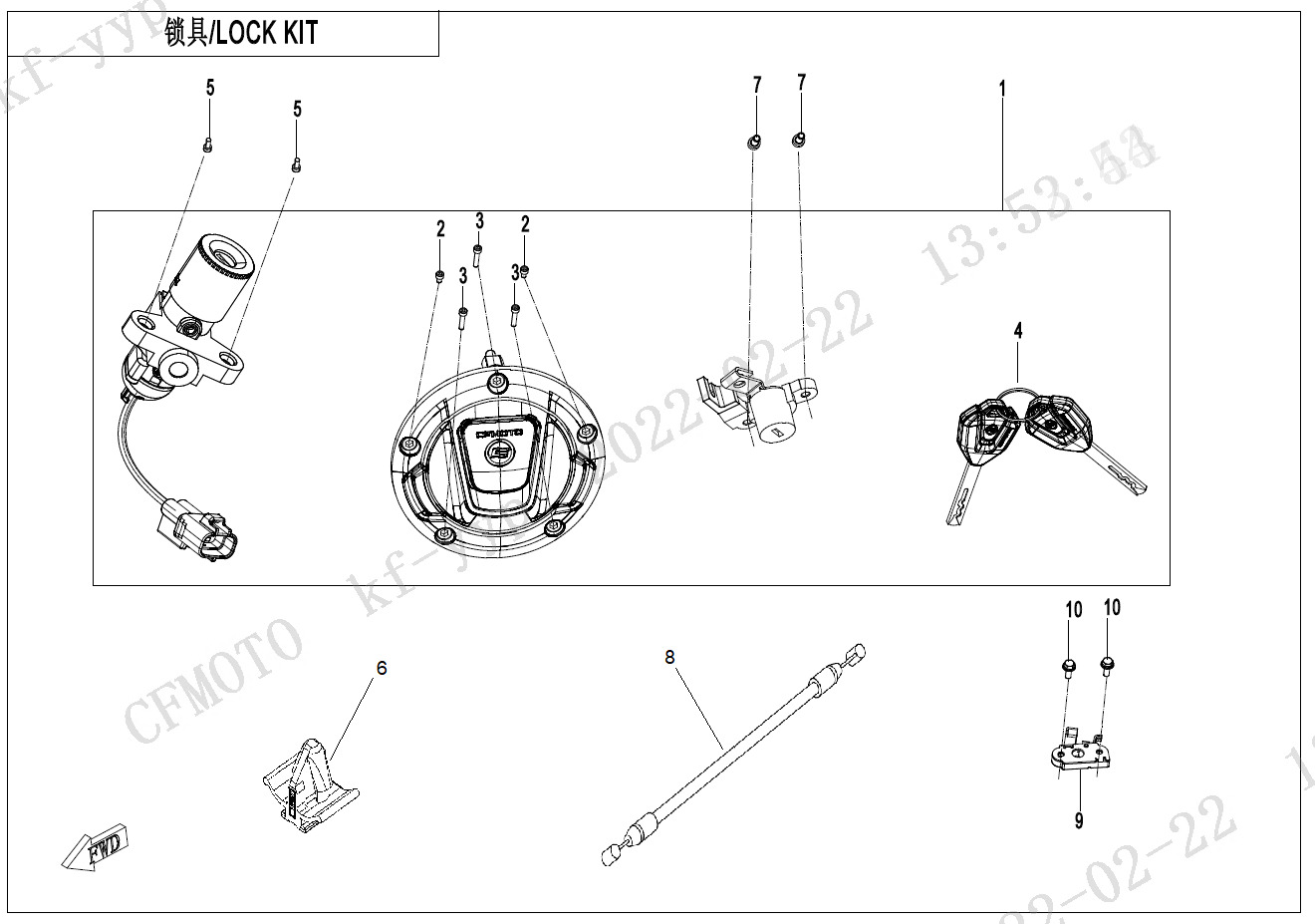 F01 - LOCK KIT