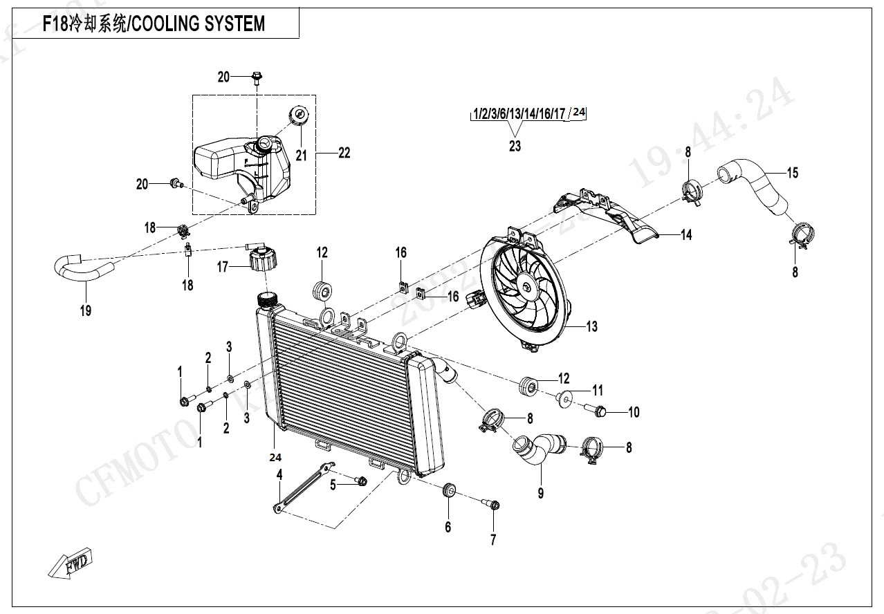 F18 - COOLING SYSTEM