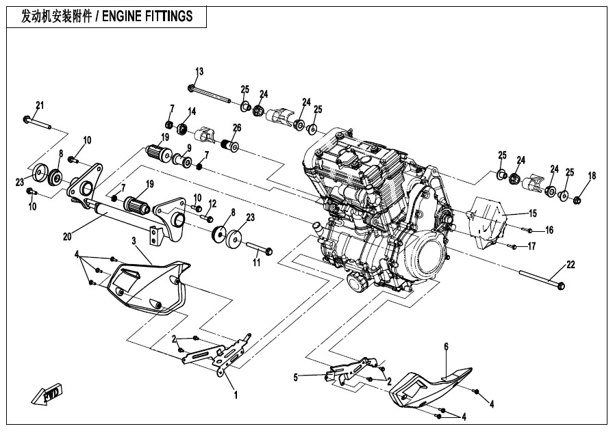 F00 - ENGINE FITTINGS