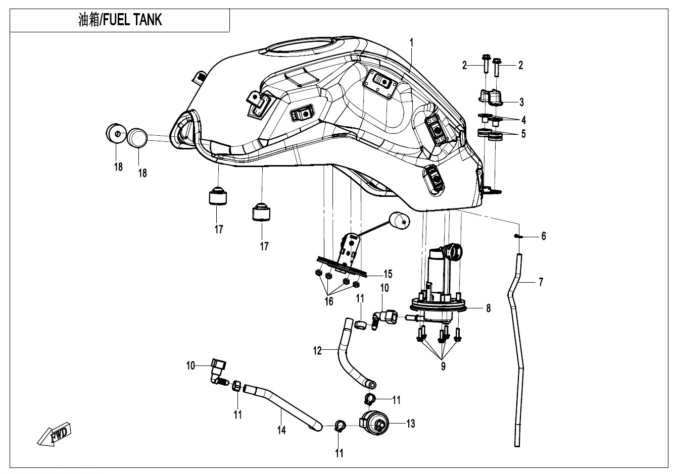 F12 - FUEL TANK