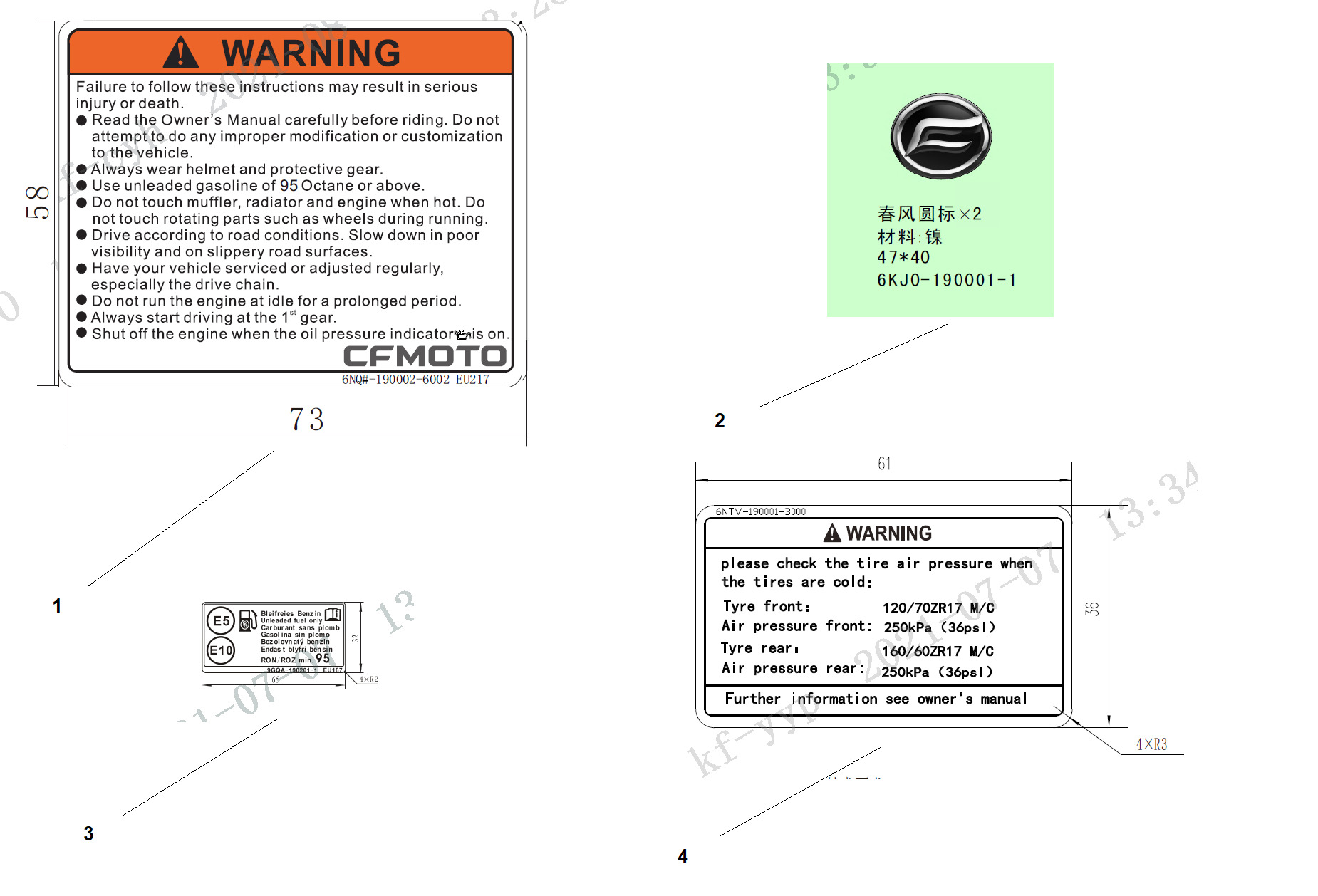 F19-A-V2 - WARNING DECAL
