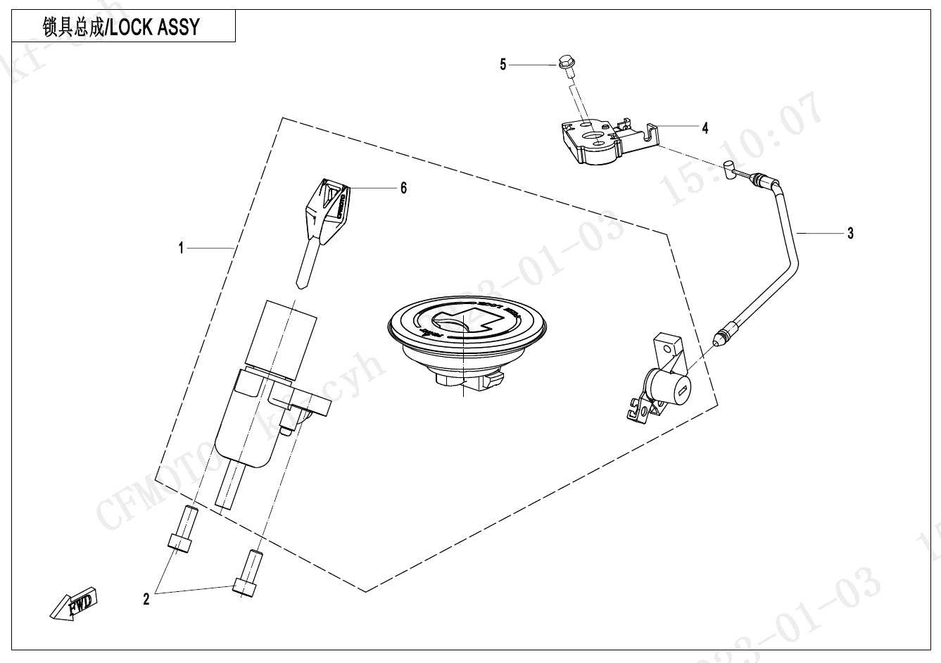 F01 - LOCK KIT