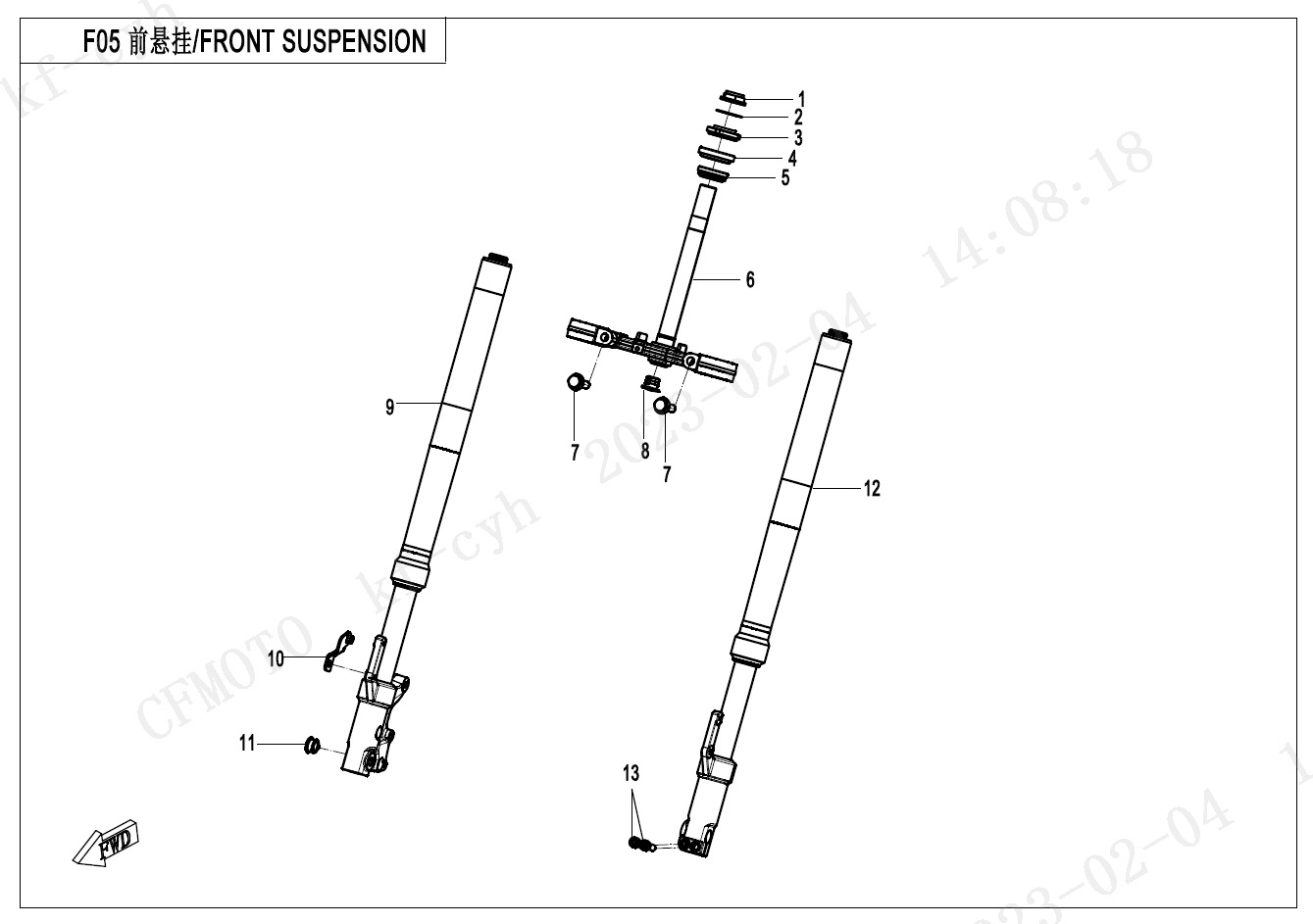 F05 - FRONT SUSPENSION