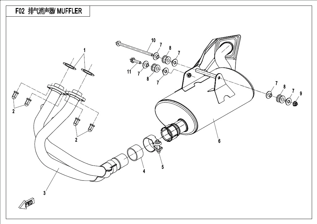 F02-B - MUFFLER