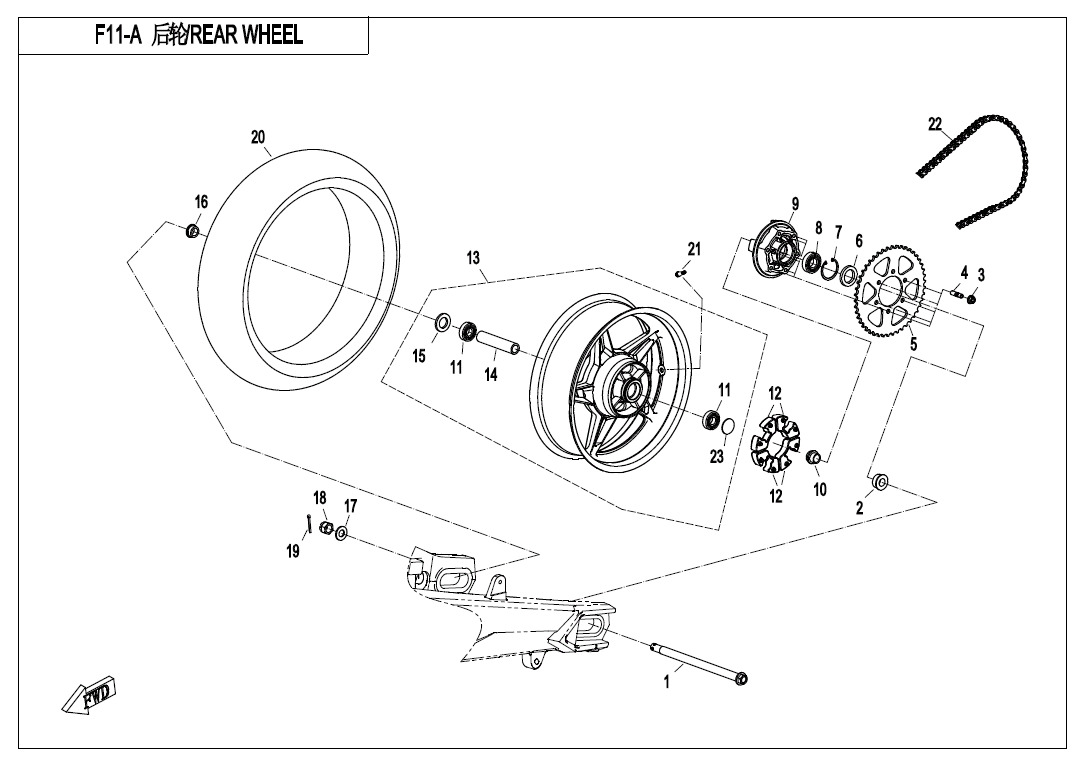 F11 - REAR WHEEL