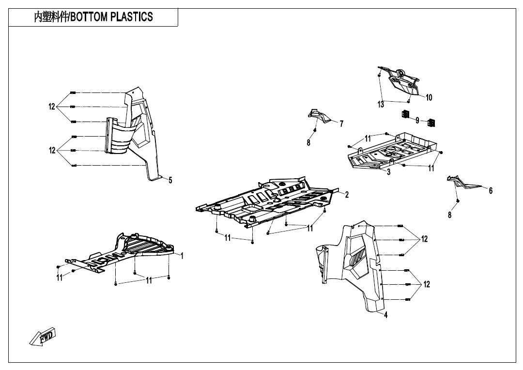 F04-5-V1 - BOTTOM PLASTICS