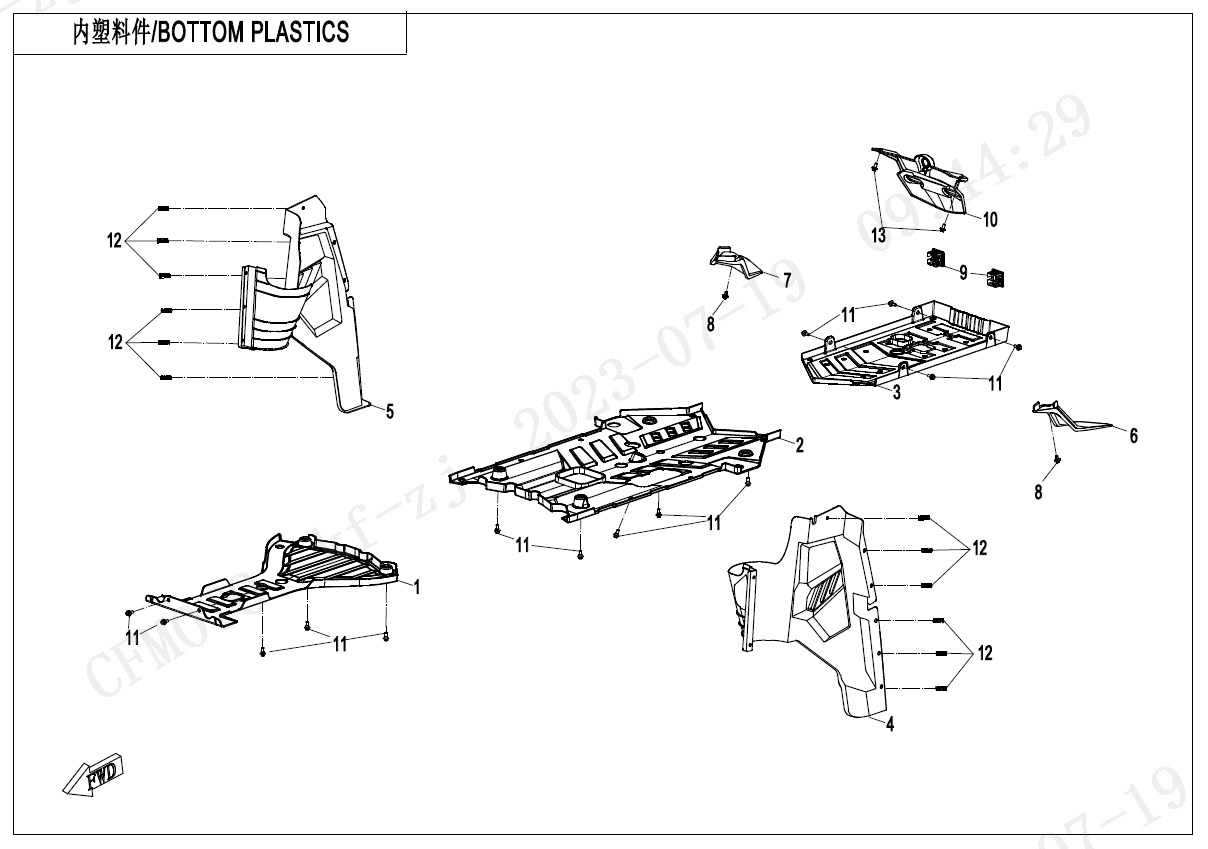 F04-5-V2 - BOTTOM PLASTICS