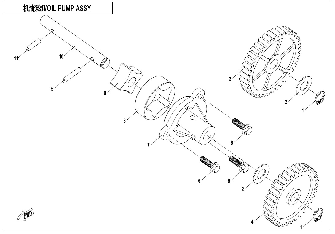 E07-1 - OIL PUMP ASSY
