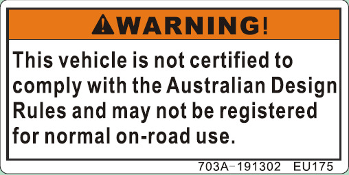 F19-5 - SAFETY WARNING LABEL
