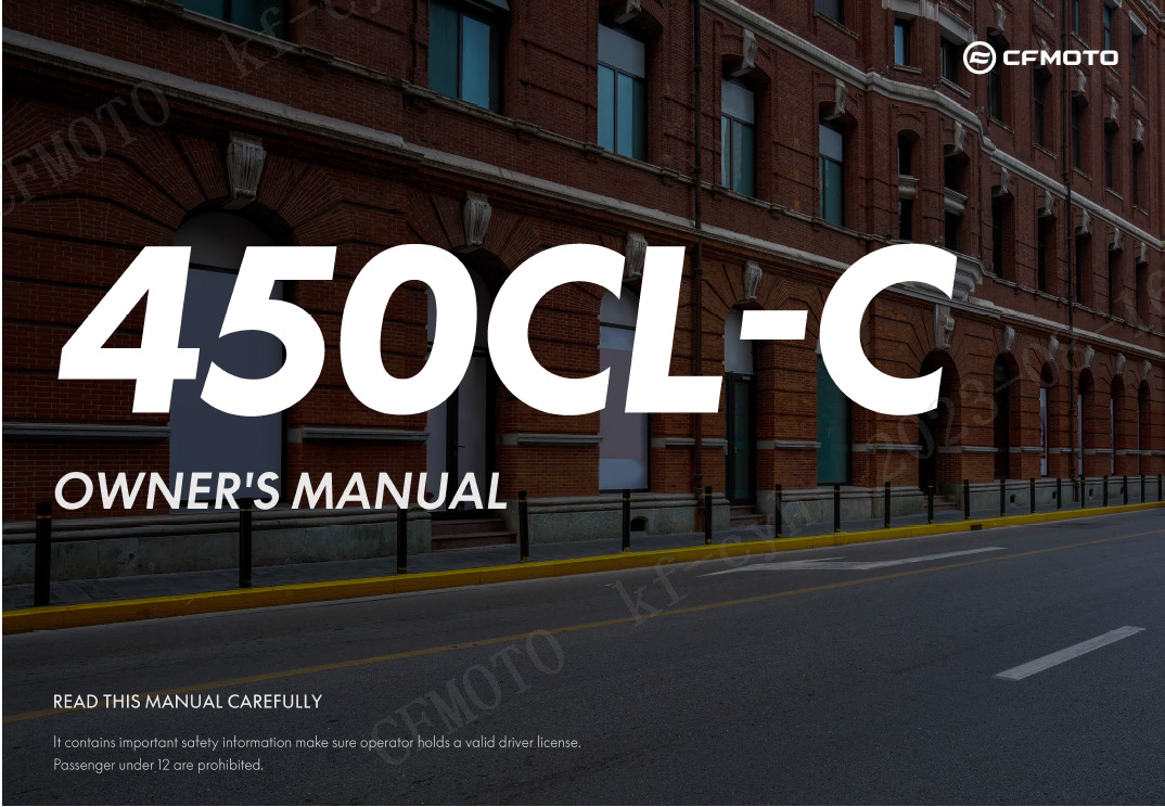 F38 - OWNERS MANUAL