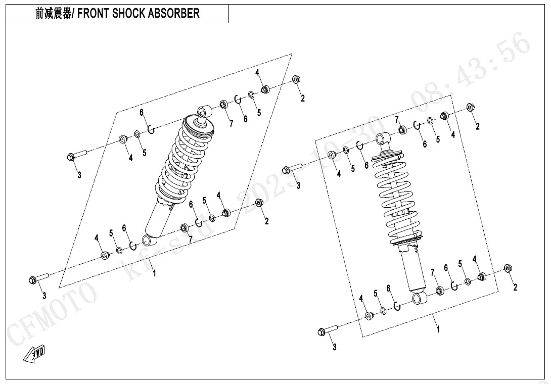 F05-2-D - FRONT SHOCK ABSORBER(OIL)