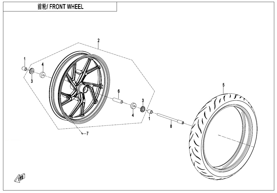 F07 - FRONT WHEEL
