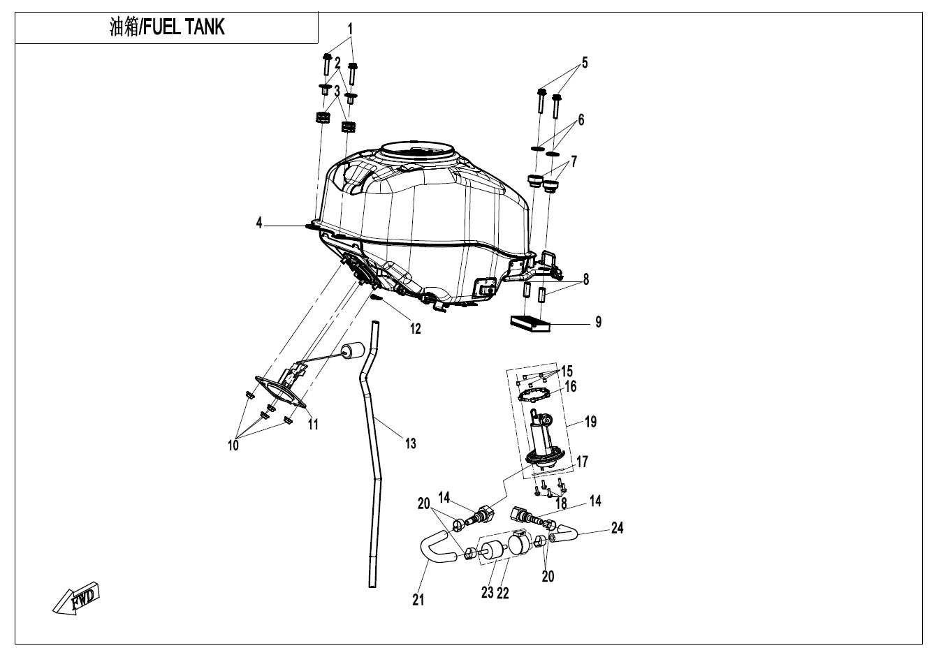 F12 - FUEL TANK