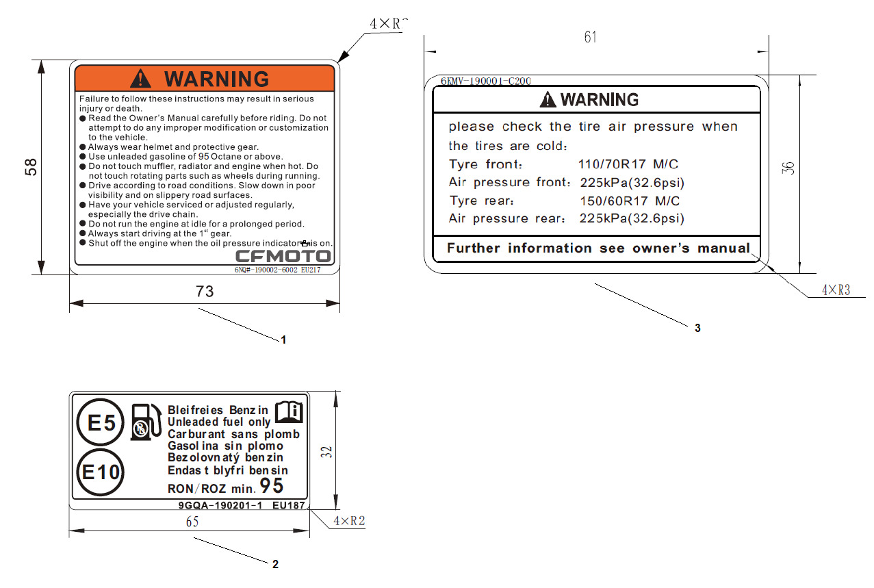 F19-1 - WARNING DECAL