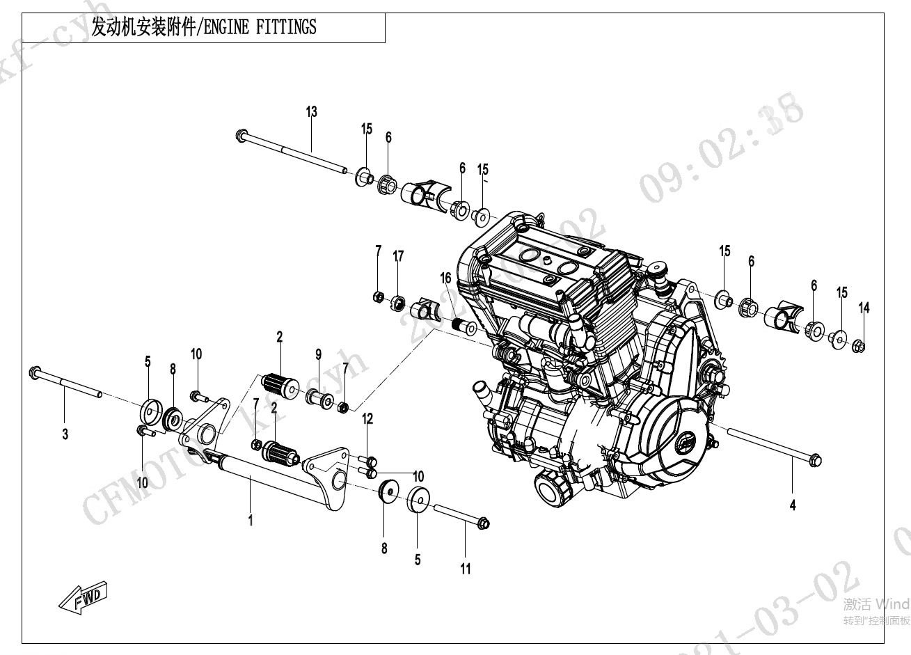 F00 - ENGINE FITTINGS