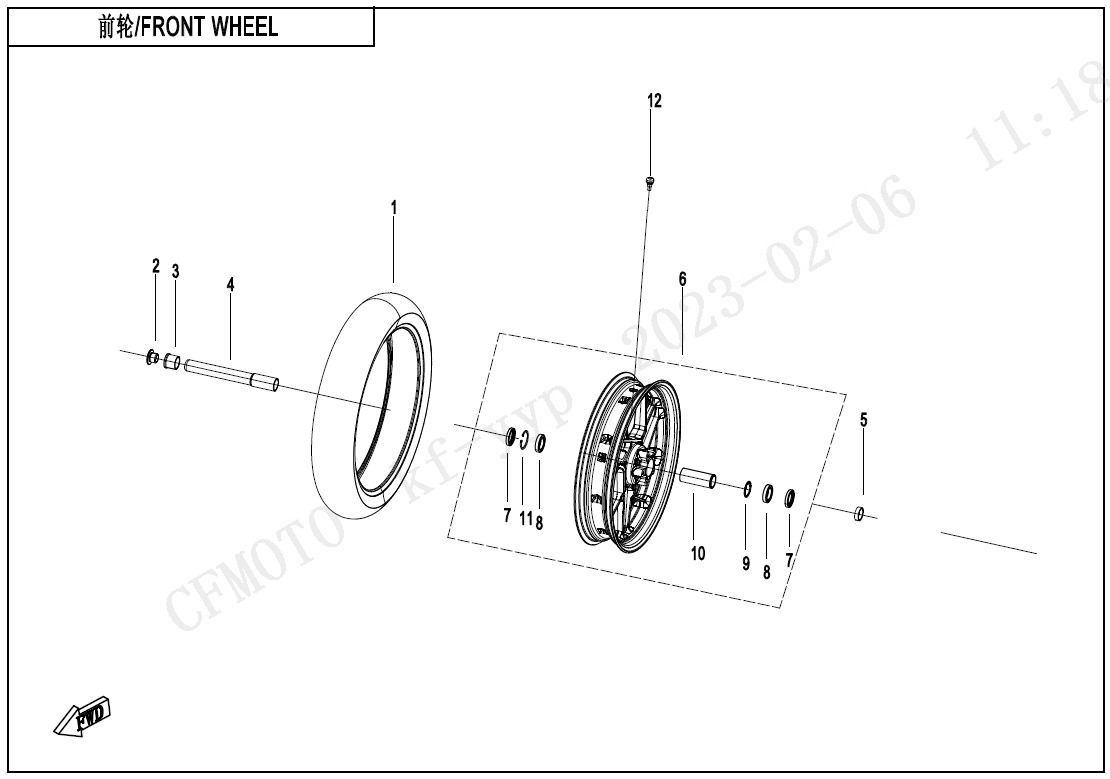 F07 - FRONT WHEEL