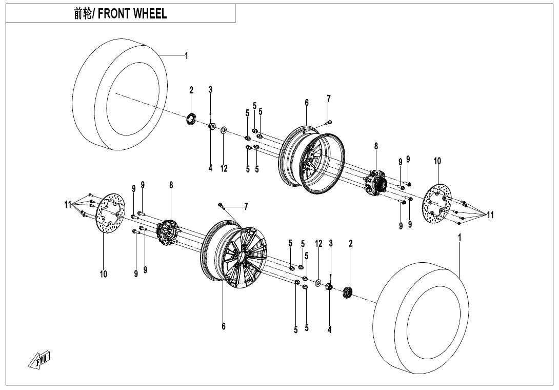 F07 - FRONT WHEEL